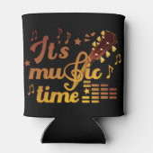 Het is muziektijd, gouden gitaar musical blikjeskoeler (Achterkant)