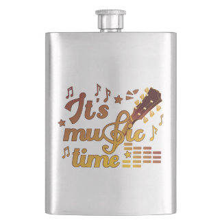 Het is muziektijd, gouden gitaar musical flacon