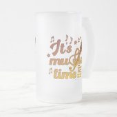 Het is muziektijd, gouden gitaar musical matglas bierpul (Voorkant rechts)