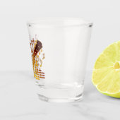Het is muziektijd, gouden gitaar musical shot glas (Rechts)