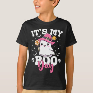 Het is My Boo Day Schattige Halloween Verjaardag G T-shirt
