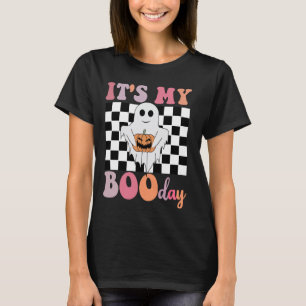 Het is My Boo Day Schattigee Halloween Verjaardag  T-shirt