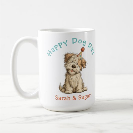 Het is My Day Dog Mok Funny Custom Pet Lover Coffe (Links)