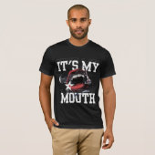 Het is My Mouth Bold Graphic T-shirt (Voorkant volledig)