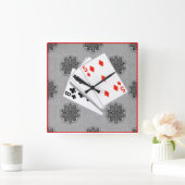 Het is 'n vent die klokklok is. vierkante klok (Huis)