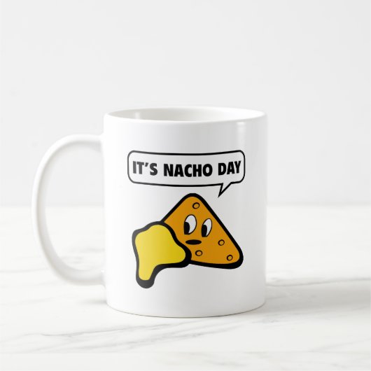 Het is Nacho Day Coffee-Mok Koffiemok (Links)