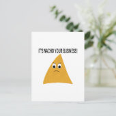 Het is Nacho Your Business Briefkaart (Staand voorkant)