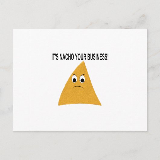 Het is Nacho Your Business Briefkaart (Voorkant)