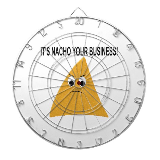 Het is Nacho Your Business Dartbord (Voorkant)
