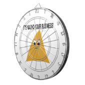 Het is Nacho Your Business Dartbord (Voorkant Rechts)