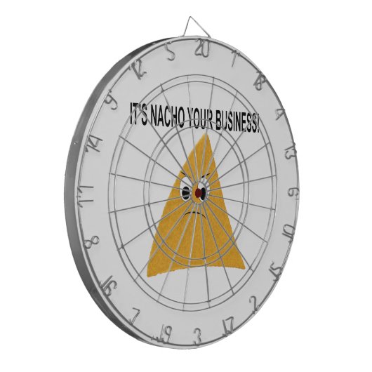 Het is Nacho Your Business Dartbord (Voorkant Links)