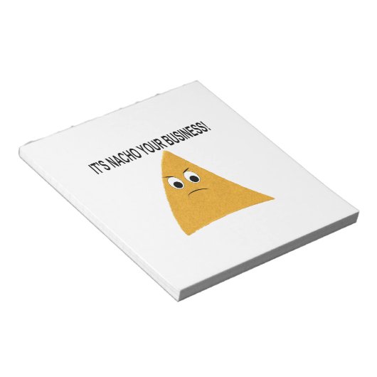 Het is Nacho Your Business Notitieblok (Schuin)
