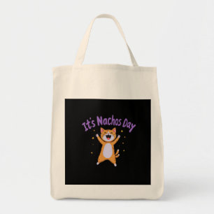 Het is Nacho's Day Schattigee Cat Humor voor katte Tote Bag