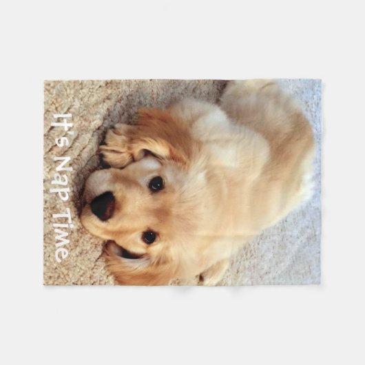 Het is Nap Time Fleece Deken (Voorkant (Horizontaal))