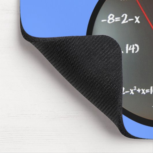 Het is Nerd O'Clock Funny Clock Mousepad Muismat (Hoek)