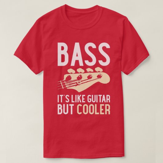 Het is net als gitaar maar koeler gitaar. t-shirt (Design voorkant)