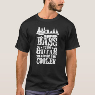 Het is net als gitaar, maar veel koeler t-shirt