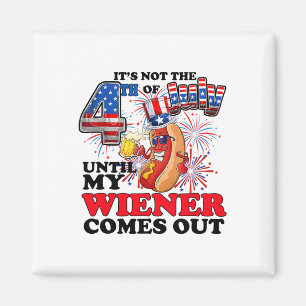 Het is niet 4 juli tot mijn Weiner uitkomt Magneet