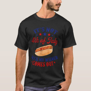 Het is niet 4 juli tot mijn worstelaar uitkomt t-shirt