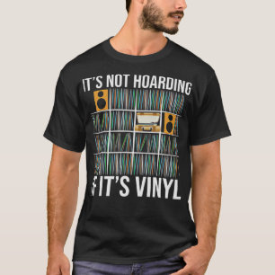Het is niet aan boord als de vinylfunny vinyl zijn t-shirt