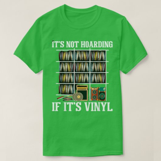 Het is niet aan boord als zijn vinyl t-shirt (Design voorkant)