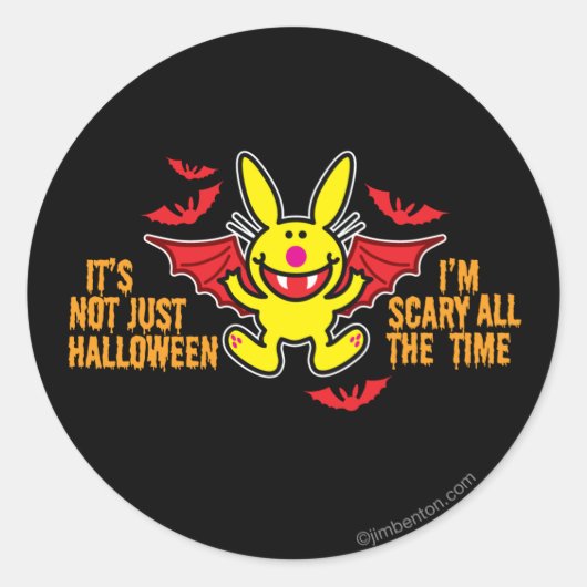 Het is niet alleen Halloween Ronde Sticker (Voorkant)