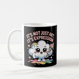Het is niet alleen kunst, het is Kawaii wolkenexpr Koffiemok