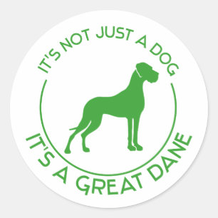 Het is niet alleen maar een hond ronde sticker