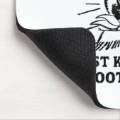 Het is niet altijd een treinwrak, gewoon een grapj muismat (Hoek)