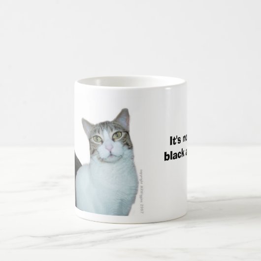 Het is niet altijd zwart-wit. koffiemok (Center)