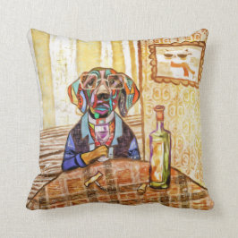 Het is niet anders dan een hond die alle TIme wint Kussen