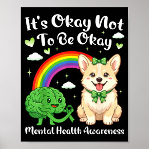 Het is niet bedoeld voor mentale gezondheidsbewust poster