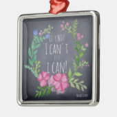 Het is niet dat ik haar kan geven - Mindfulness ge Metalen Ornament (Links)