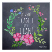 Het is niet dat ik het niet kan - Mindfulness Moti Poster (Voorkant)