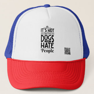 Het is niet dat ik van honden hou trucker pet