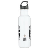 Het is niet dat ik van honden hou waterfles (Voorkant)