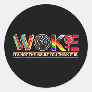 Het is niet de belediging die je denkt dat het is ronde sticker
