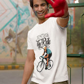 Het is niet de bestemming, het is de Ride! retro T-shirt