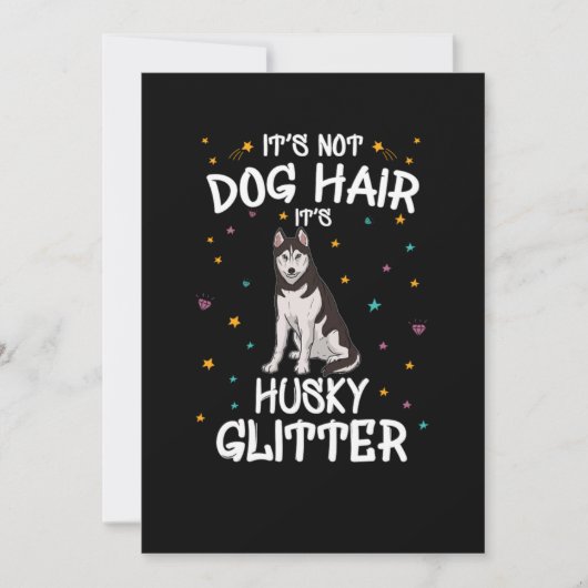 Het is niet de Dog Hair... maar de glitter. Kaart (Voorkant)