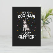 Het is niet de Dog Hair... maar de glitter. Kaart (Staand voorkant)