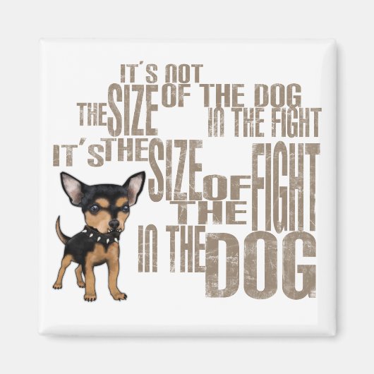 Het is niet de grootte magneet (Voorkant)