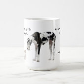 Het is niet de grootte van de hond die... koffiemok (Center)