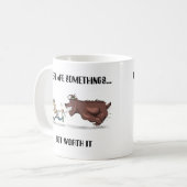 Het is niet de moeite waard koffiemok (Voorkant links)