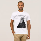 Het is niet de sterkste.... -Charles Darwin T-shirt (Voorkant volledig)