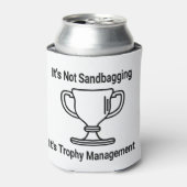 Het is niet de trofeebeheer van het eten. blikjeskoeler (Blikje Voorkant)