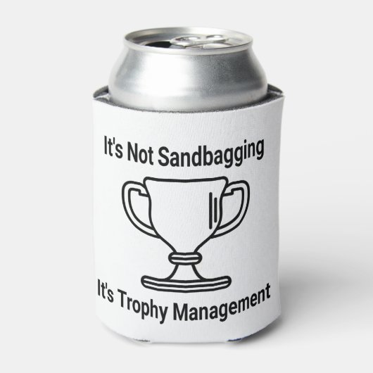 Het is niet de trofeebeheer van het eten. blikjeskoeler (Blikje Voorkant)