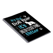 Het is niet Dog Hair Het is Engelstalige Cocker Sp Notitieboek (Rechterzijde)