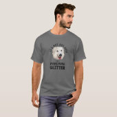 Het is niet Dog Hair Het is Maremma Glitter Fun Do T-shirt (Voorkant volledig)