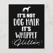 Het is niet Dog Hair, het is Whippet Hondenliefheb Flyer (Voorkant)