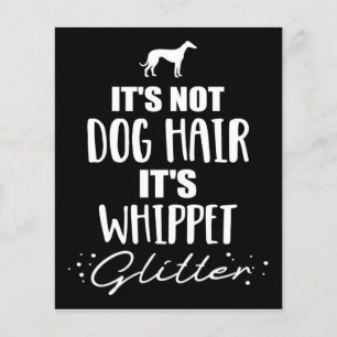 Het is niet Dog Hair, het is Whippet Hondenliefheb Flyer